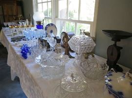 Lovely antique cut and pressed glass