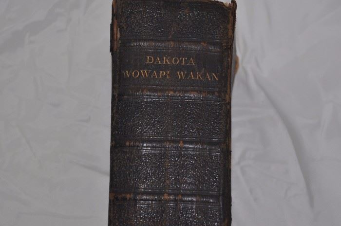 Native American 1900 holy bible Dakota Wowapi Wakan