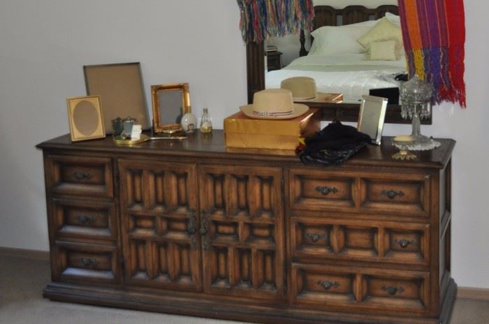 Century Furniture Company dresser, large mirror