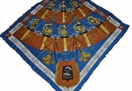 Hermes silk scarf