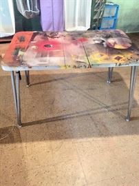 Formica table art work top
