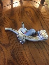 Russian porcelain pipe
