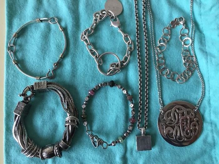 Silver Bracelets & Necklaces, including GAS Bijoux, Jeanine Payer.