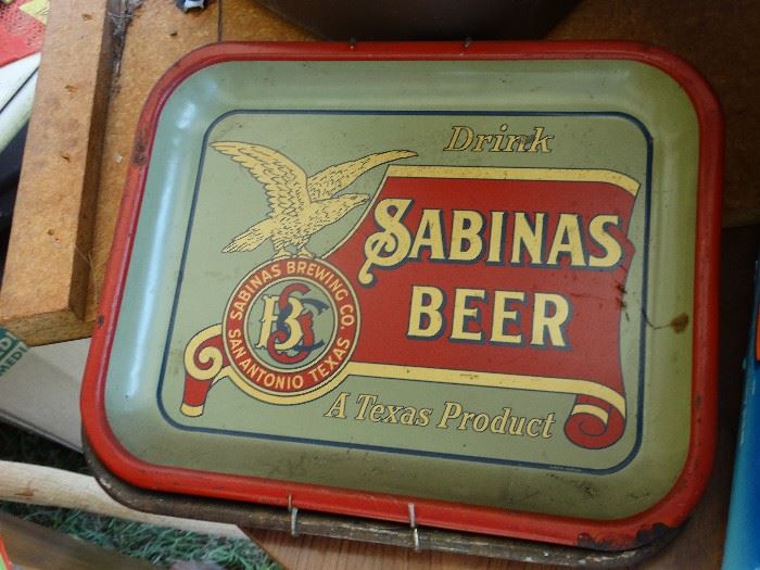 Sabinas Beer Tray so pretty!