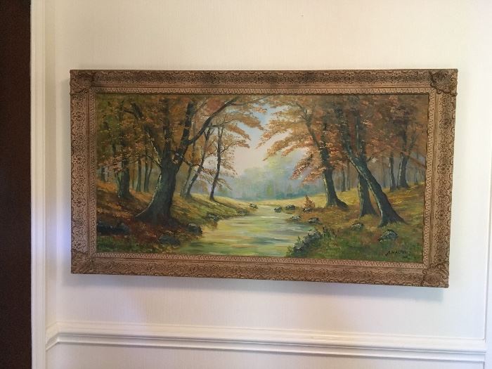 Sofa sized original oil painting