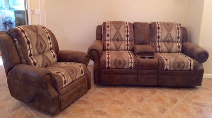 vign Room Store dual reclining love seat recliner