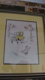 Portier. Numbered Litho