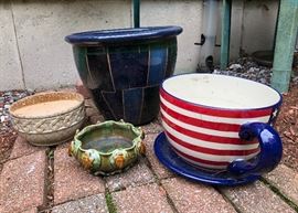 Outdoor pots