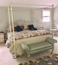 King Sized Poster Iron Poster Bed