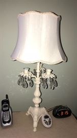 Charming, shabby chic lamp