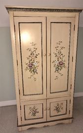 Hand painted armoire