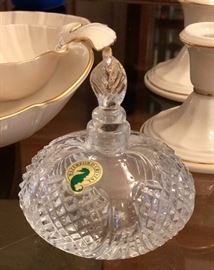 Galway crystal perfume bottle