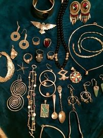 Lots of great sterling silver jewelry