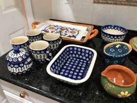 Pretty Polish stoneware