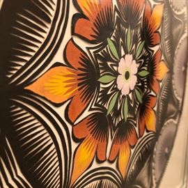 Detail from the two pictures coming up - hard to see but this is cut paper.