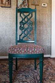 Turquoise Dining Chair 