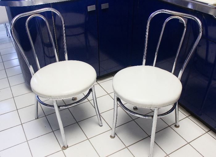 Original cushioned chairs from kitchen table.