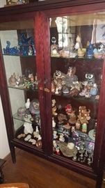 Gorgeous display cabinet with every critter imaginable