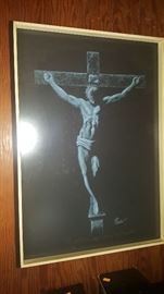 Parr Crucifix painting