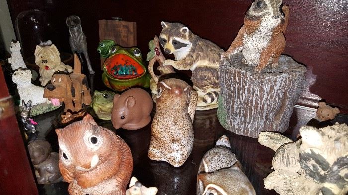 Woodland creatures friends of the Gnomes, many are 
Dennis Ferguson, The Pigeon Forge Pottery