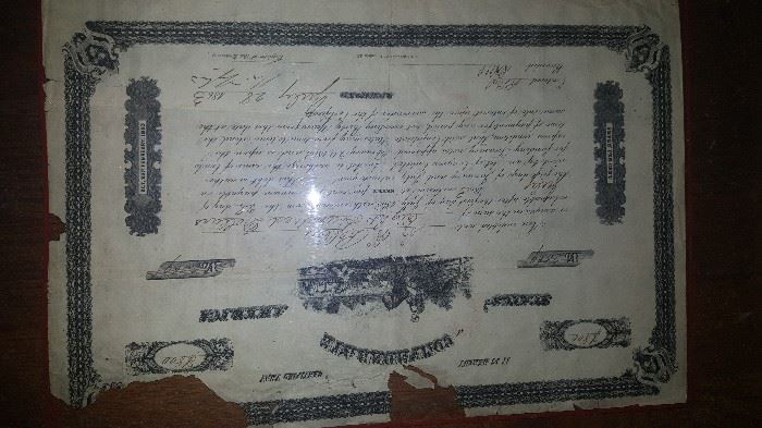 Confederate loan bond