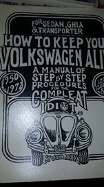 "How to Keep your Volkswagon Alive" 1950-1972 