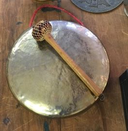 Brass gong