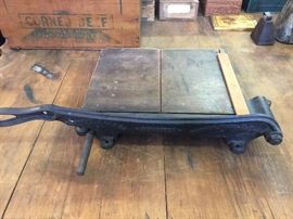 Antique Marshall paper cutter