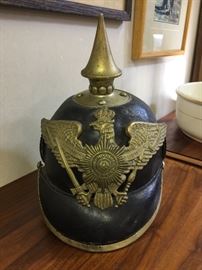 Prussian Pickelhaube  WW1 German helmet