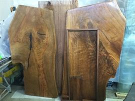 Black walnut  table tops