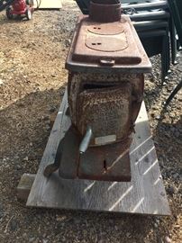 Old wood stove