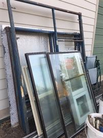 Scaffold and windows