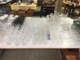 Crystal glass ware