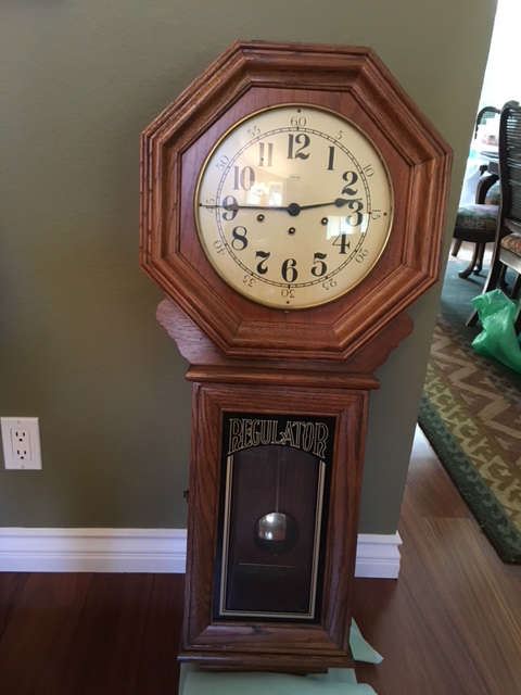Ridgeway Regulator Clock - 40" H x 17 1/4" W - Perfect condition, working condition. Asking $ 300 OBO