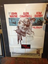 John Wayne "True Grit" Original Movie Poster