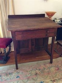 Primitive Shopkeepers Desk, from The City of Glendale