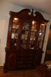 Full view of china cabinet.
