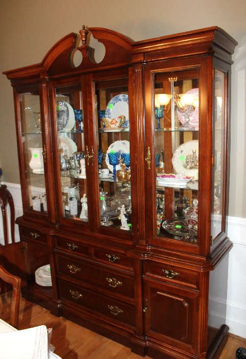 The other china cabinet in the dining room.