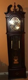 Another grandfather clock in the master bedroom.
