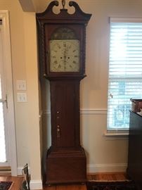 Beautiful antique tall clock ~ see the next photos for close-ups
