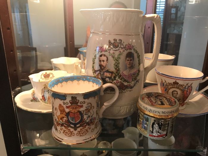 Vintage royal  commemorative pieces