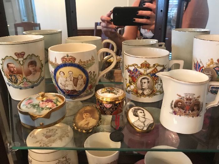 There are over hundred coronation and commemorative porcelain items ~ vintage & current. 