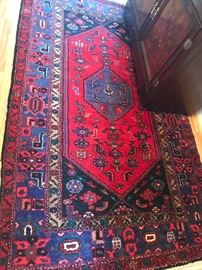 7’8” x 4’7” vintage middle eastern area rug