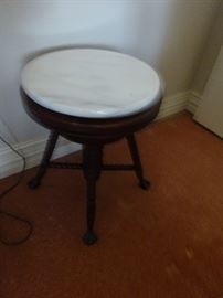 small marble top stool/table