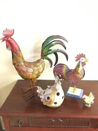 Metal Roosters