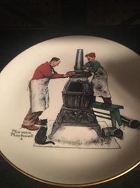 Norman Rockwell plates 