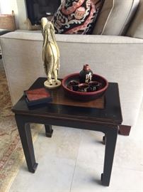  Asian Side Table wit Bamboo Top (pr. available)
