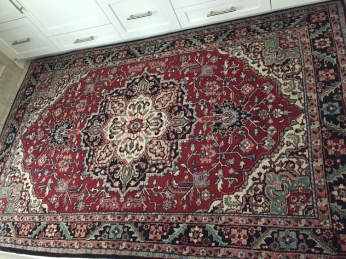 Red Herez Area Rug