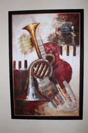 Musical instrument litho.