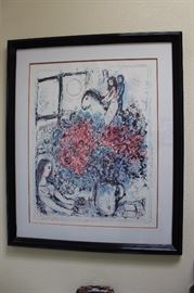 Chagall lithograph.